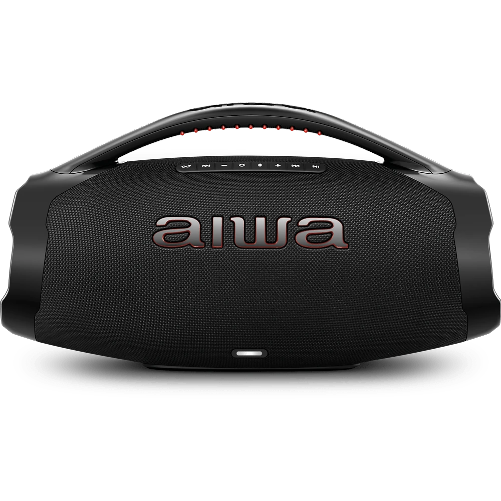 Caixa de Som Boombox Plus AIWA BBS-01-B 200W Bluetooth 30H IP66 USB Preto
