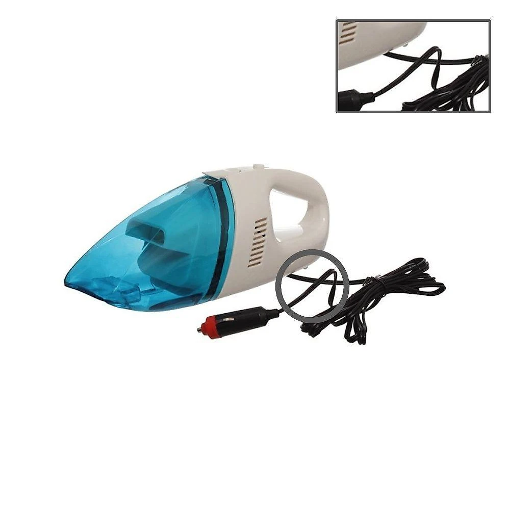Aspirador de Pó Portátil Western 60W 0,5L com Filtro Lavável Branco 12V