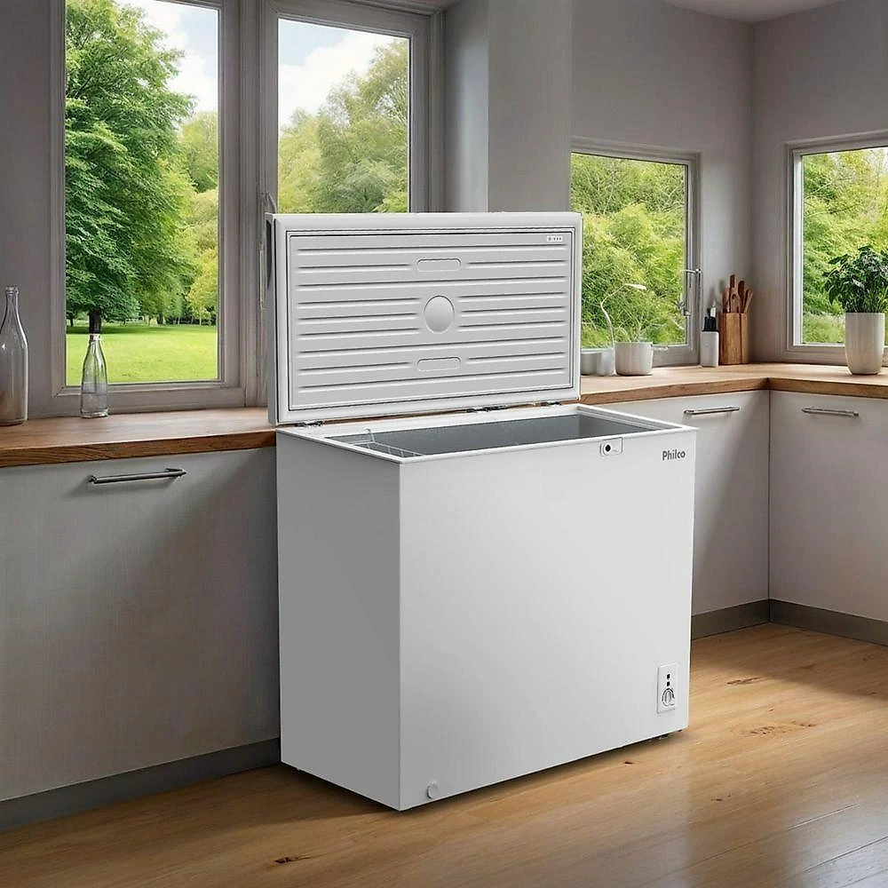 Freezer Horizontal Philco PFH260B Degelo Manual 253L 2 em 1 Branco 220V