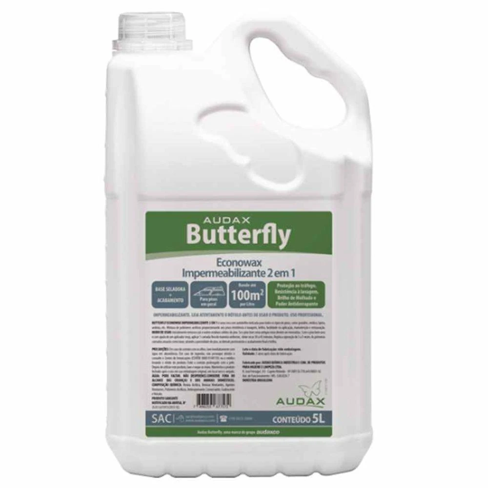 Econowax Cera Acrílica 2 Em 1 Butterfly 5litros