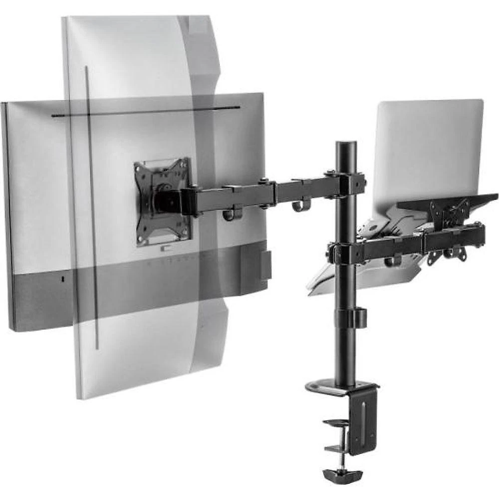 Suporte Articulado para Monitor e Notebook FK 485S para Telas 17" a 32" com Ajuste Ergonômico Preto