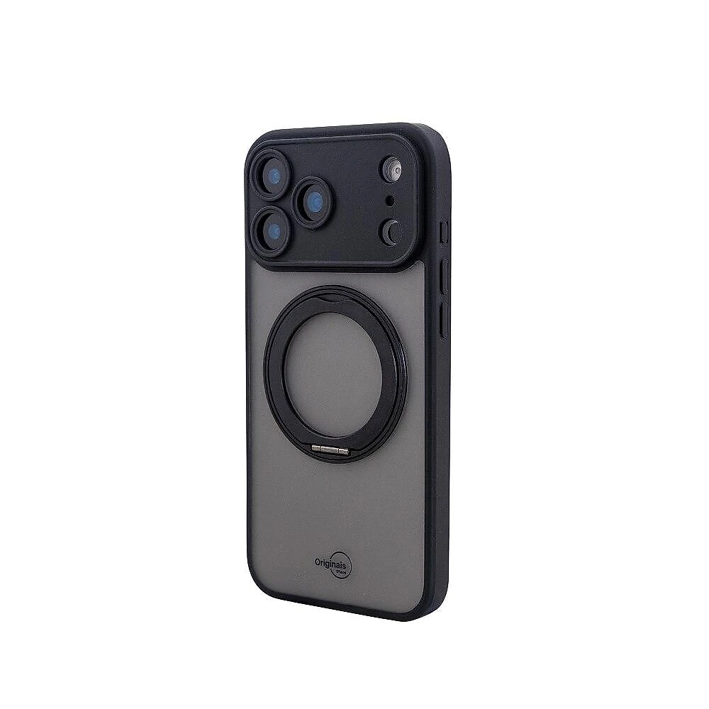 Capa iPhone 17 Pro Stand Com Proteção de Câmera Originais iPlace, Preto 