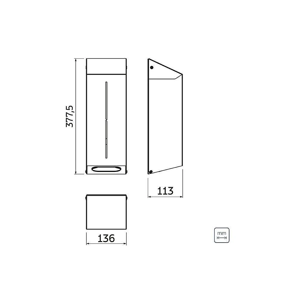 Dispenser Interfolhas Em Aço Inox Tramontina