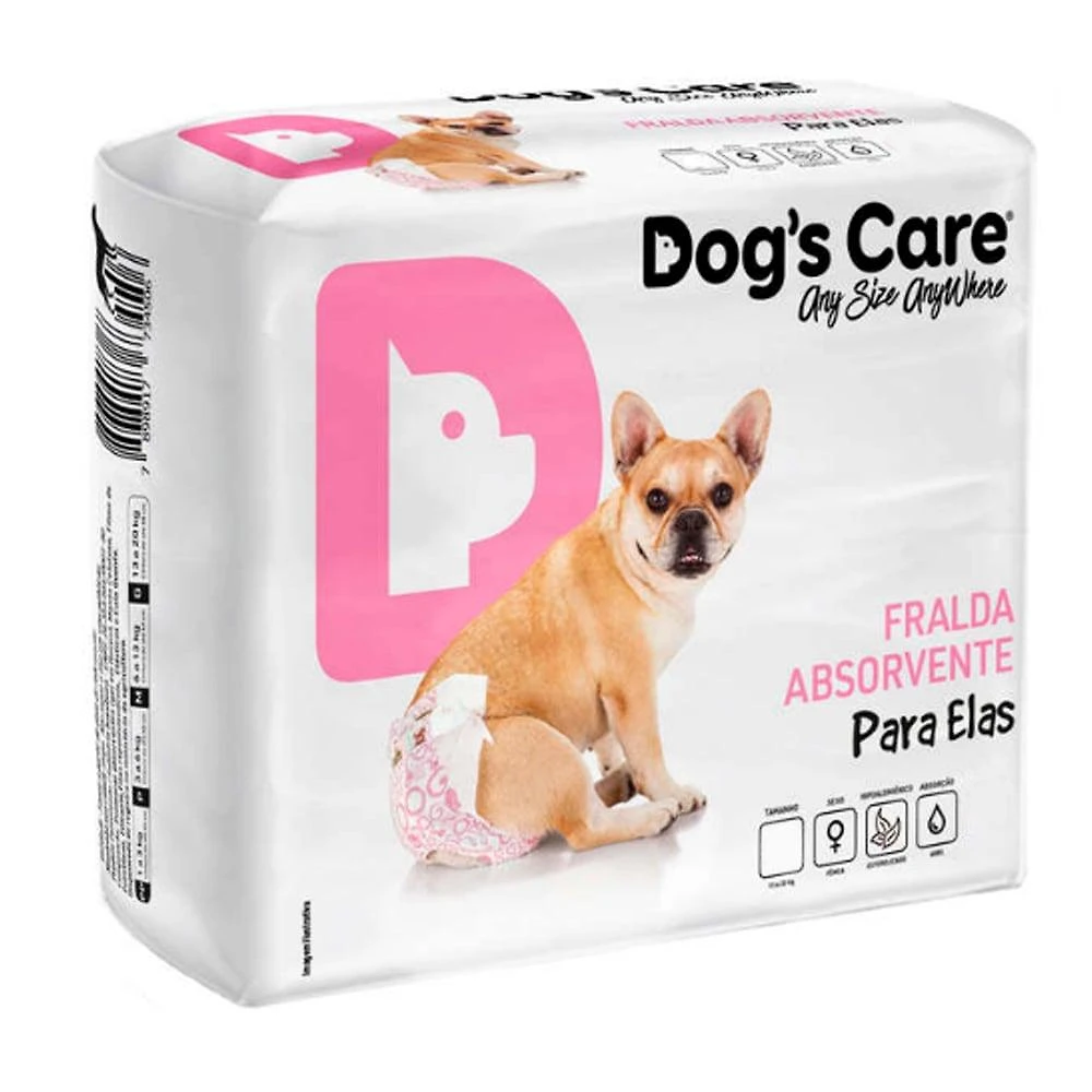Fralda Dog's Care para Fêmeas - Tam. PP