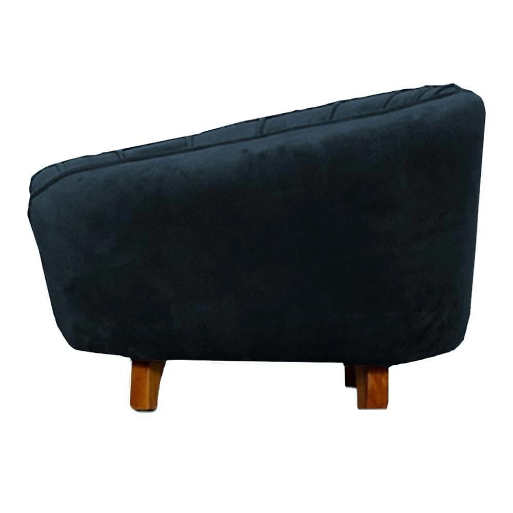 Poltrona Cama Caminha Pet Baby Laddi Veludo Azul Marinho Dvinn Azul Marinho