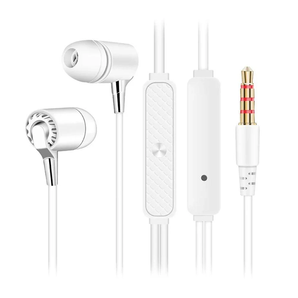 Fone De Ouvido P3 Intra Auricular Fn618 Branco
