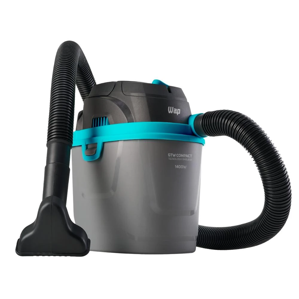 Aspirador de pó e Água portátil 1400w 150 mbar 5,5 litros pequeno e potente com soprador wap gtw compact 127v