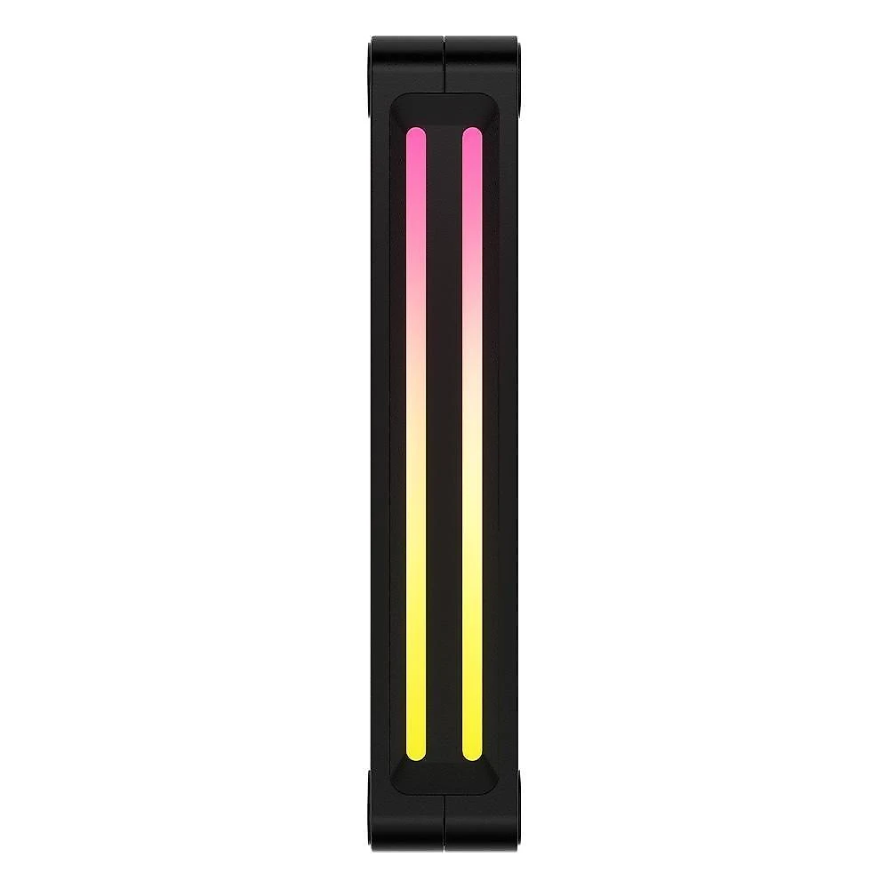 Kit Com 2 Ventoinhas Corsair iCUE LINK QX140, 140mm, RGB, Preto - CO-9051004-WW