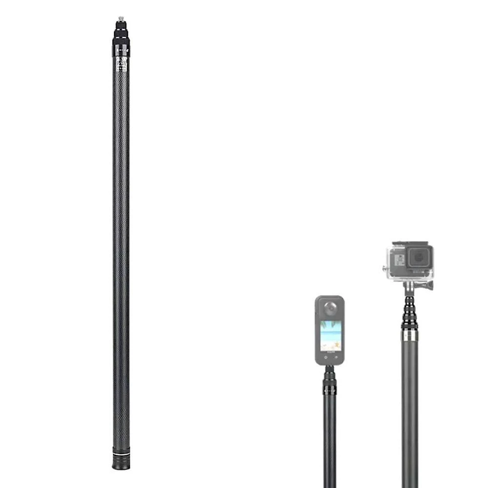 Bastão De Selfie Fibra De Carbono 2.9 Metros Para Câmeras De Ação