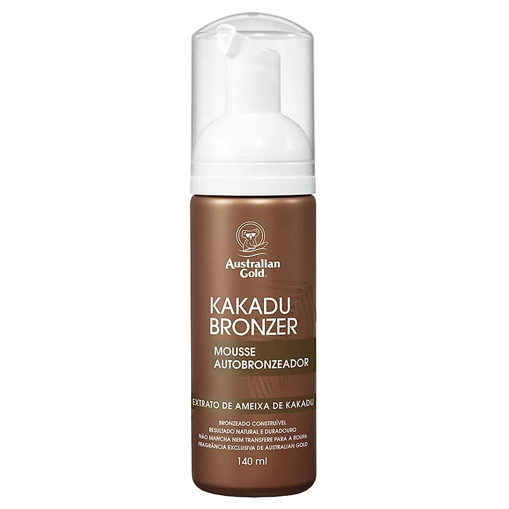 Mousse autobronzeador australian gold kakadu bronzer 140ml
