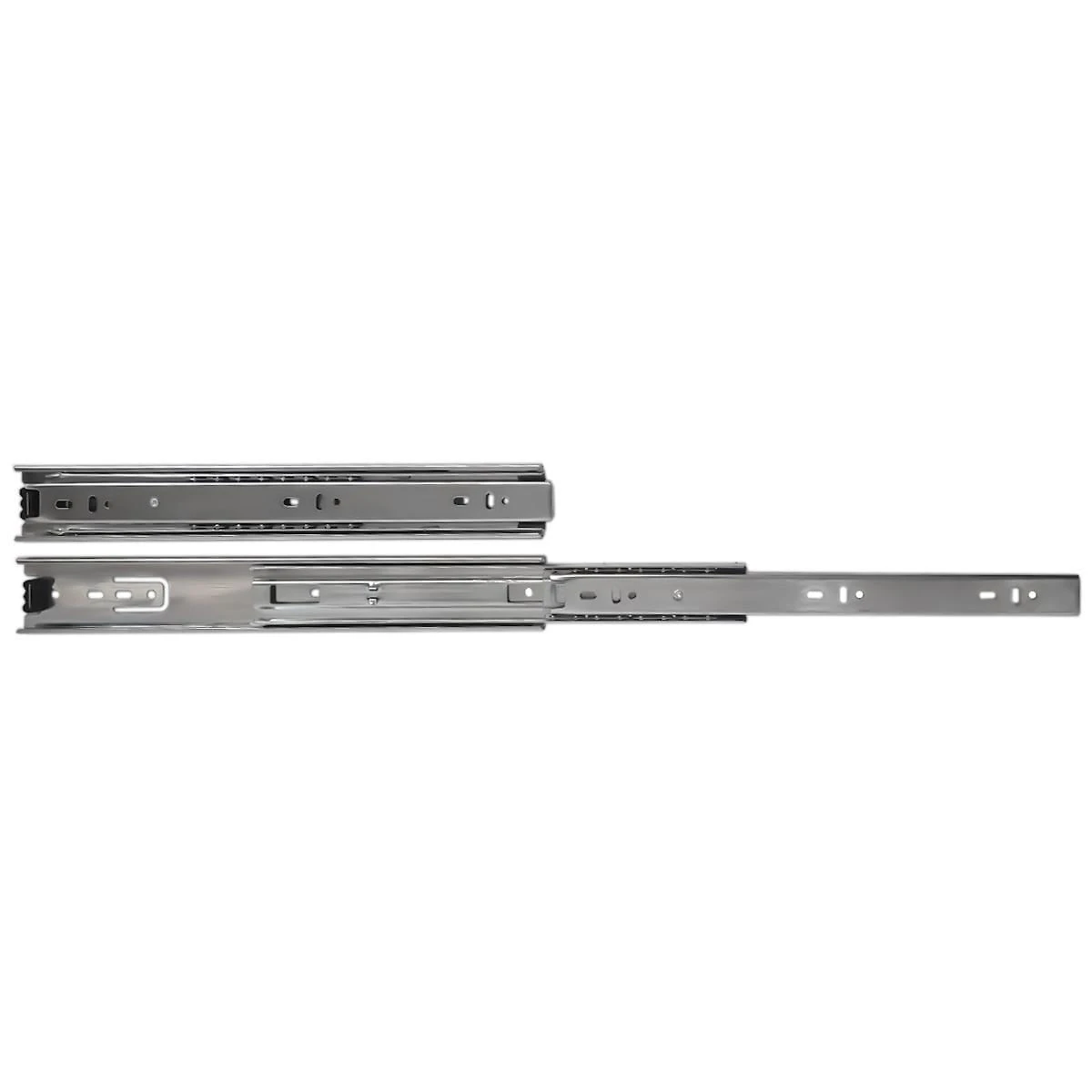 Miniatura Kit 10 Corrediça Telescópica 30Cm Pesada 40Kg Gaveta 5 Pares