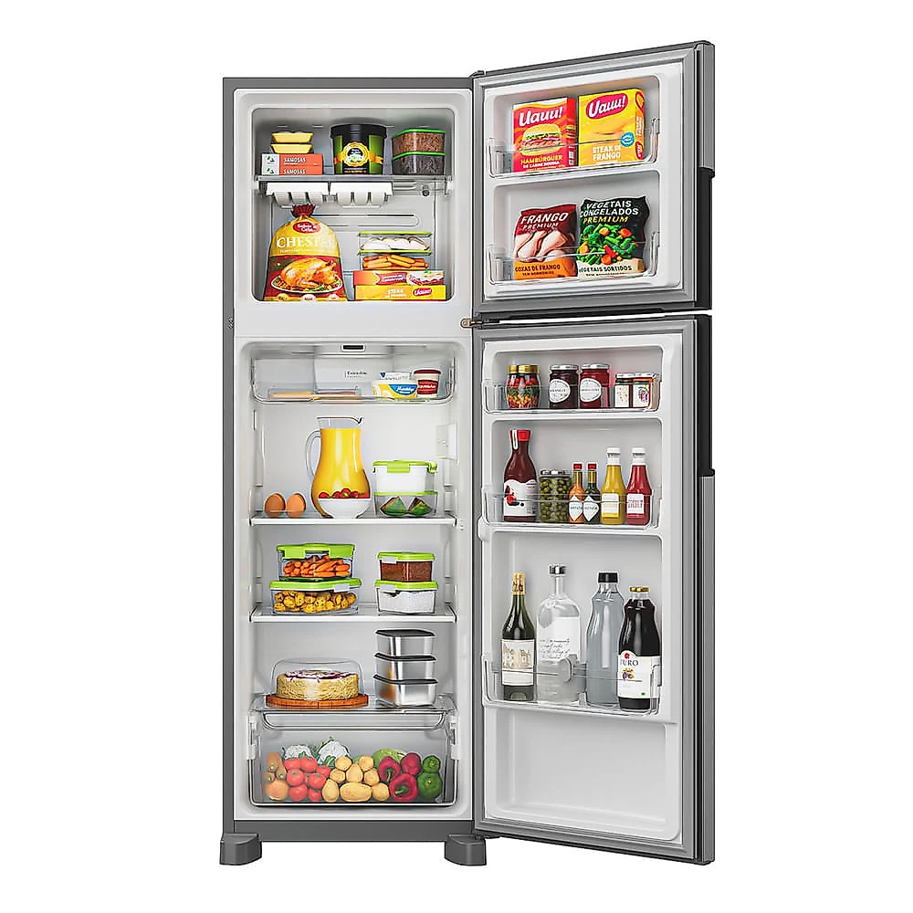 Geladeira Consul CRM44MK Duplex 377 Litros Tecnologia Inverter Frost Free Inox - 110V