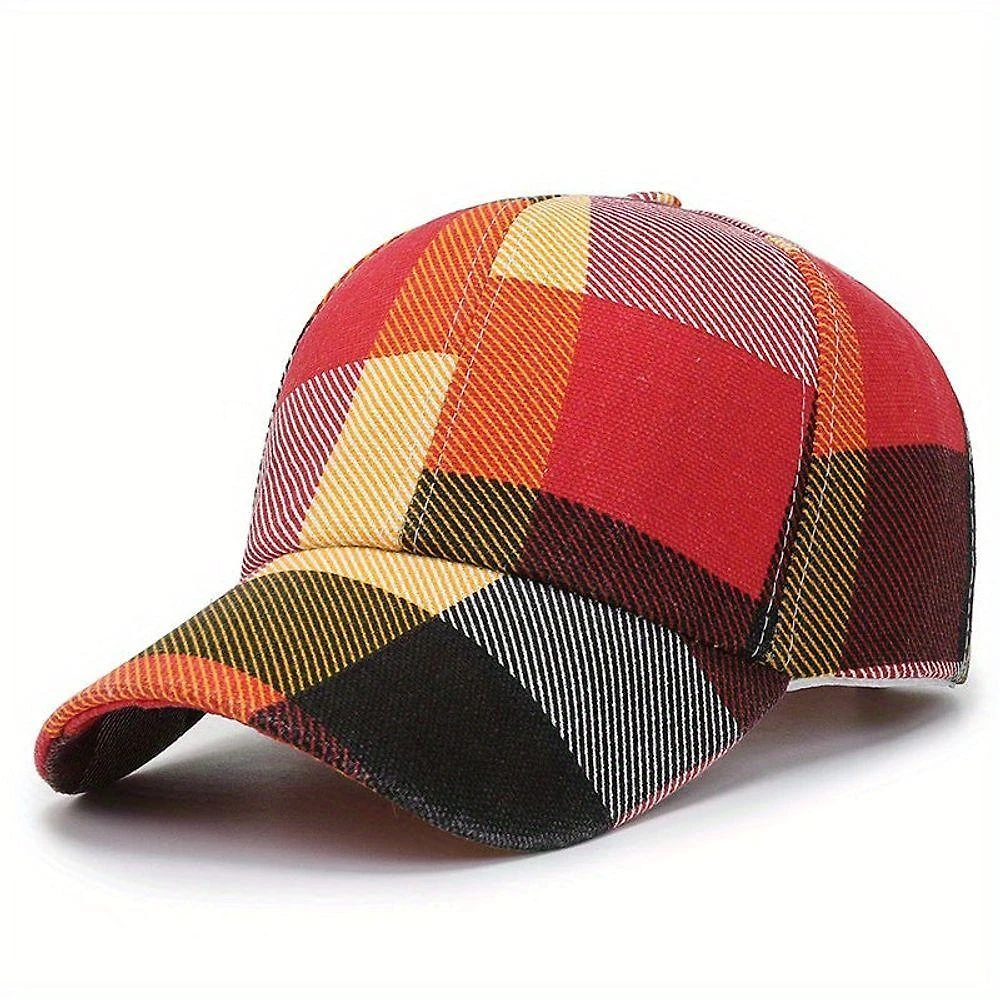 Boné De Beisebol Com Bloco De Cores, Chapéus Masculinos, Presentes Para Eles Vermelho