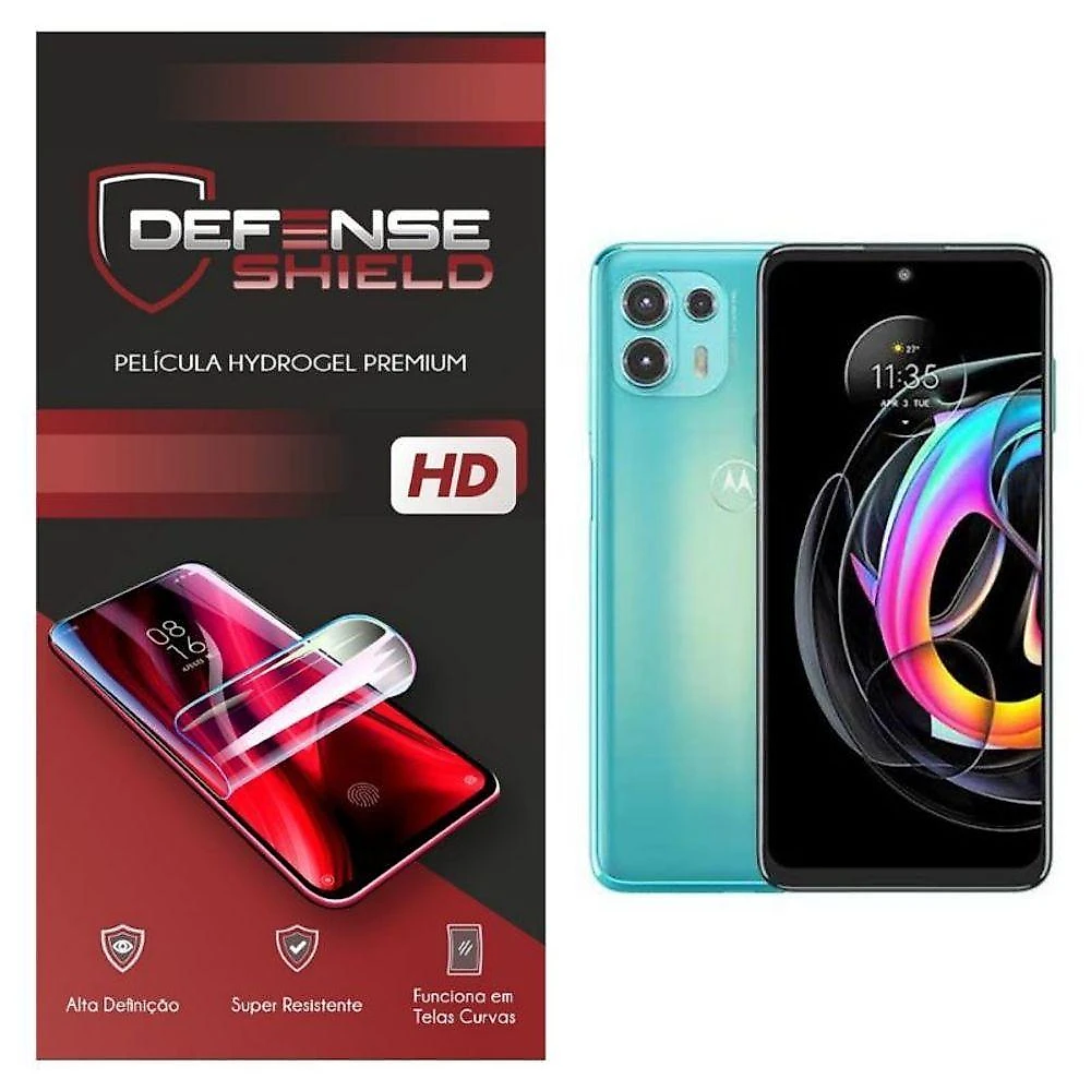 Pelicula Hydrogel Premium Para Moto Edge 20 Lite Proteção Frontal + Verso Defense Shield