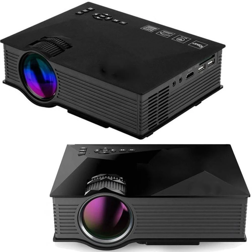 Miniatura Datashow Projetor Profissional: 1800Lm, Hdmi, Controle