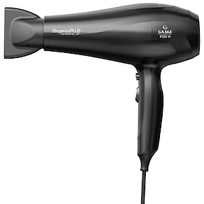 Secador de Cabelos GA.MA Italy Eleganza Plus Ceramic Ion Motor AC 2100W Preto