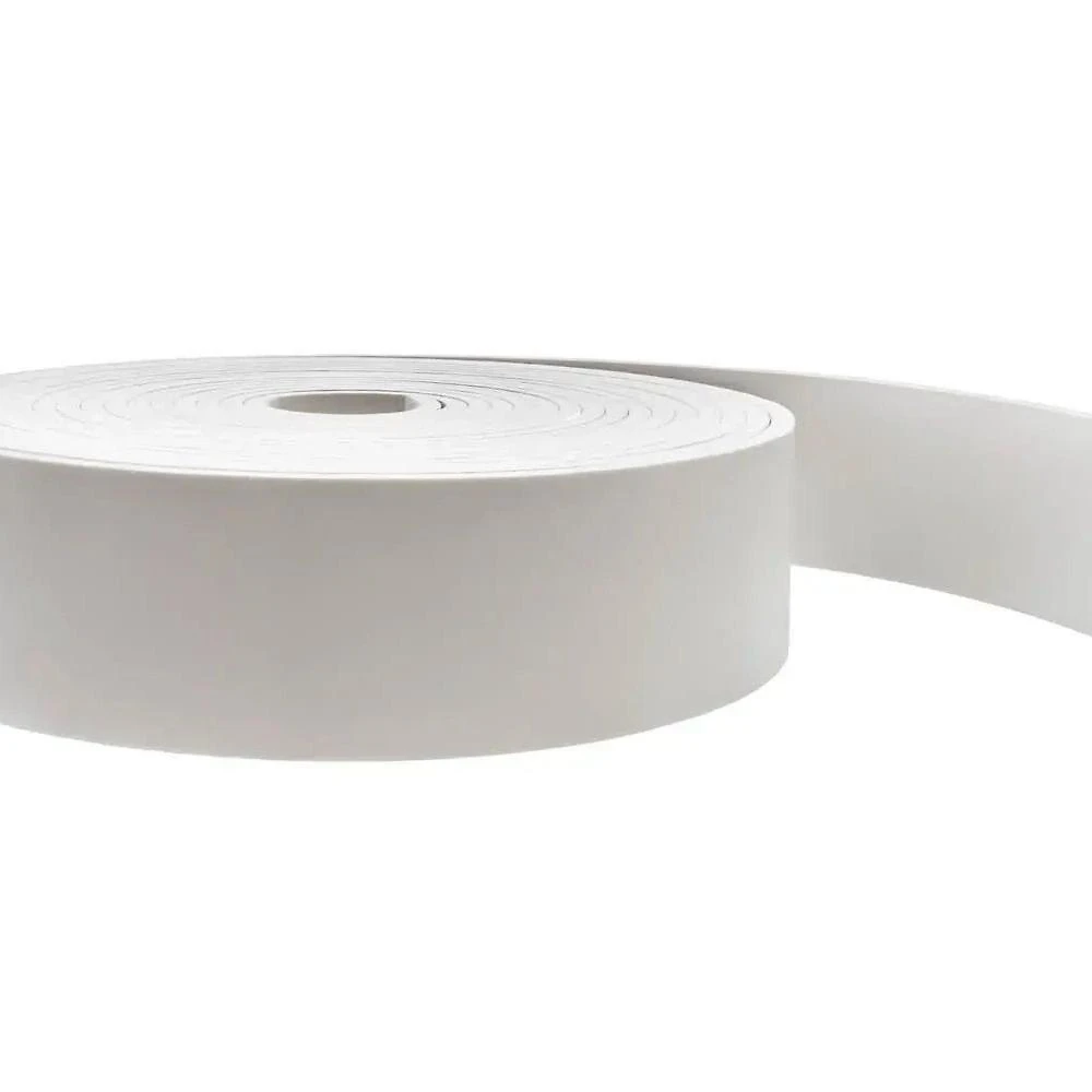 Rodapé Eva Flexível Autoadesivo 10cm X 1cm 12 Metros Veneza Branco