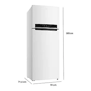 Geladeira Midea Frost Free Duplex MD-RT650EVK013, 491 Litros Branca com Tecnologia Inverter e Painel touch – Flexi-volt
