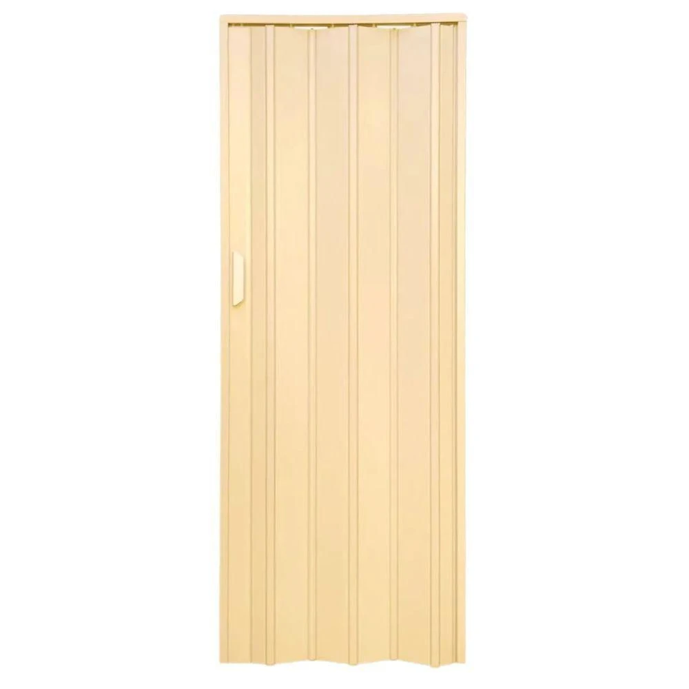 Porta Sanfonada 696 PVC 210x94CM Manual Bege Bariri PVC