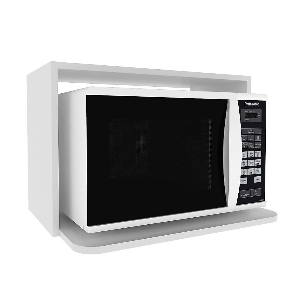 Nicho Aéreo Multiuso Forno Microondas e Elétrico 60cm Tm1319 Mdf Grazi Branco