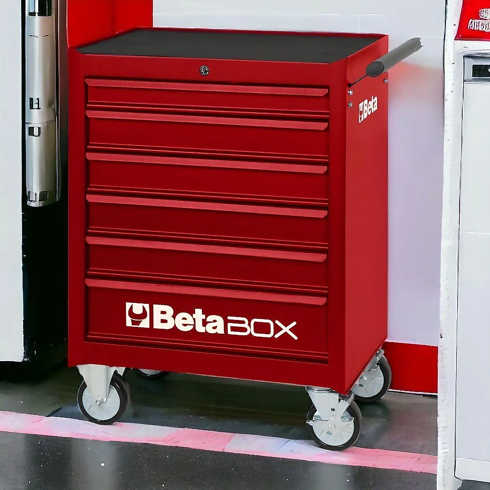Carrinho De Ferramentas 400kg 6 Gavetas C04-box-r Beta