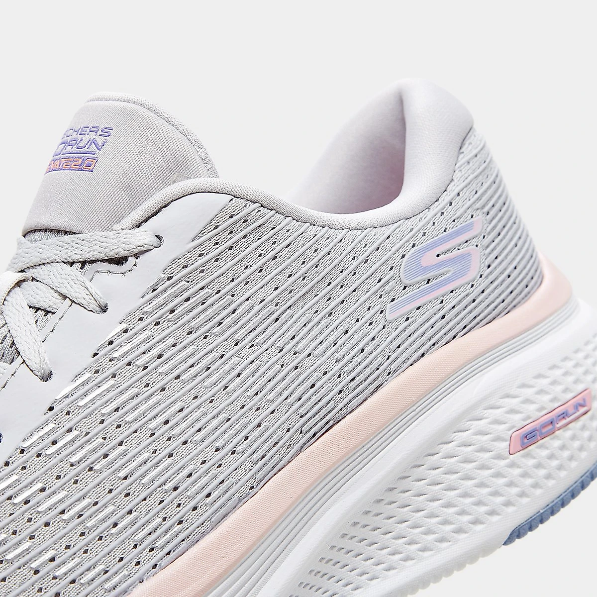 Tênis Skechers Go Run Elevate 2.0 - Badric Feminino Cinza+Pink - 34