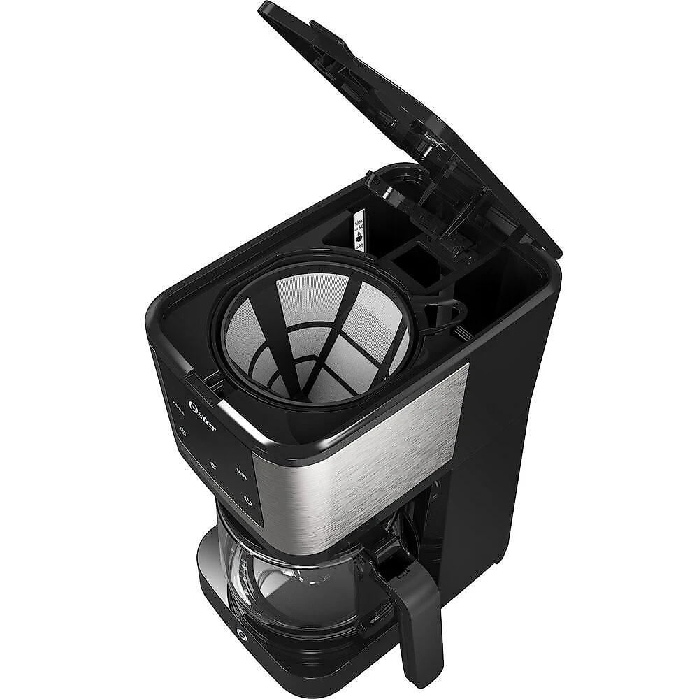 Cafeteira Programável 1,2 Litros com Display Digital 30 Cafés OCAF550 Oster Inox/Preto - 110V