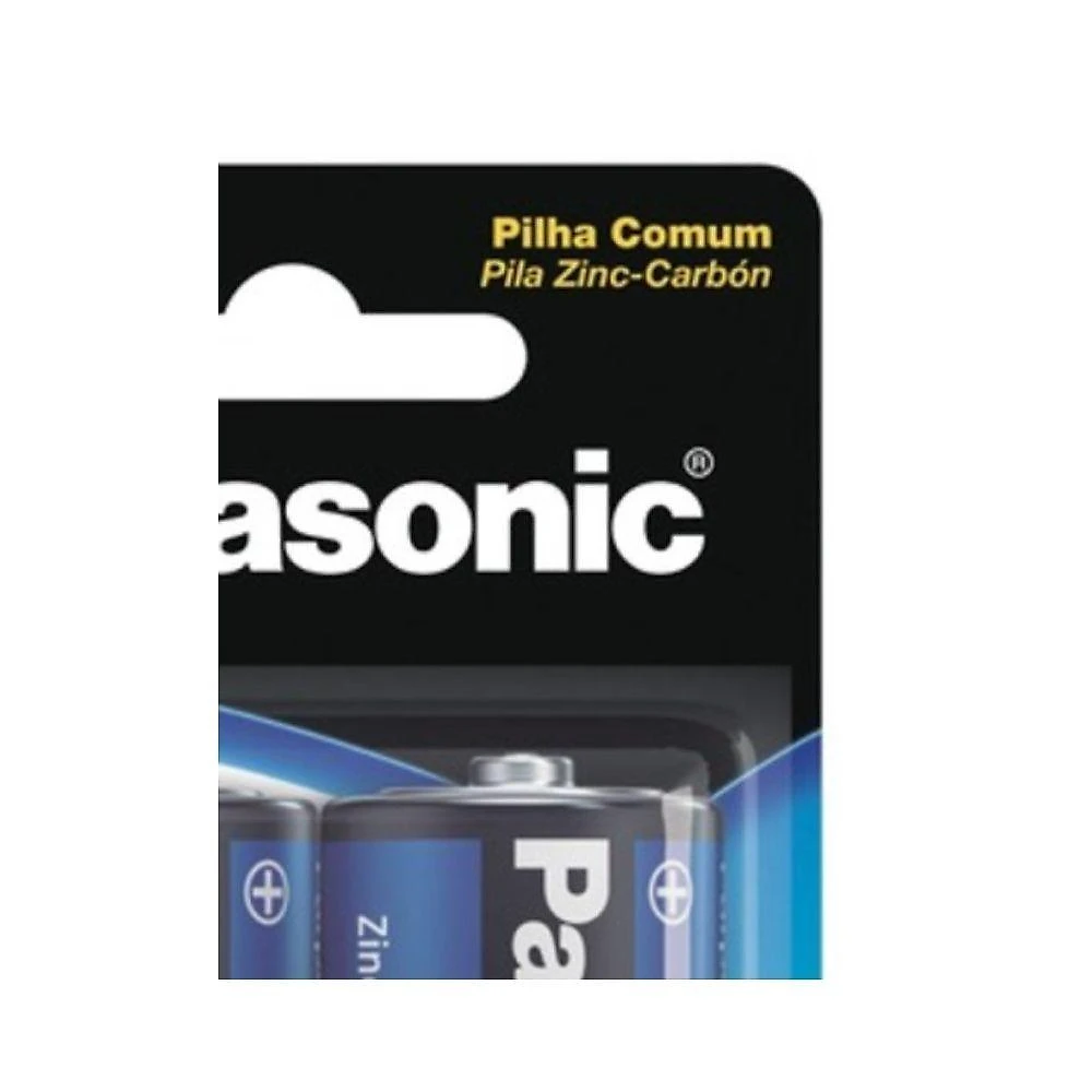 Pilha Comum Tipo D UM-1SHS128 Super Hyper para Rádio e Lanterna 1.5V Panasonic