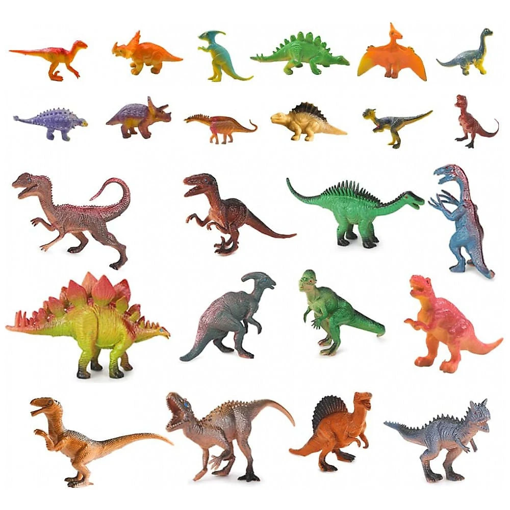 Calendário do advento de natal 2025 estatueta de dinossauro realista,Myouth