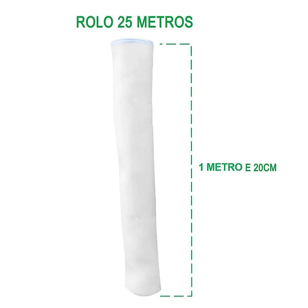 Tela Mosquiteiro Pernilongo Inseto Rolo 25 Metros Mosquito Mosca Porta Janela Varanda Casa Jardim Proteçao Resistente Multiuso Reforçado