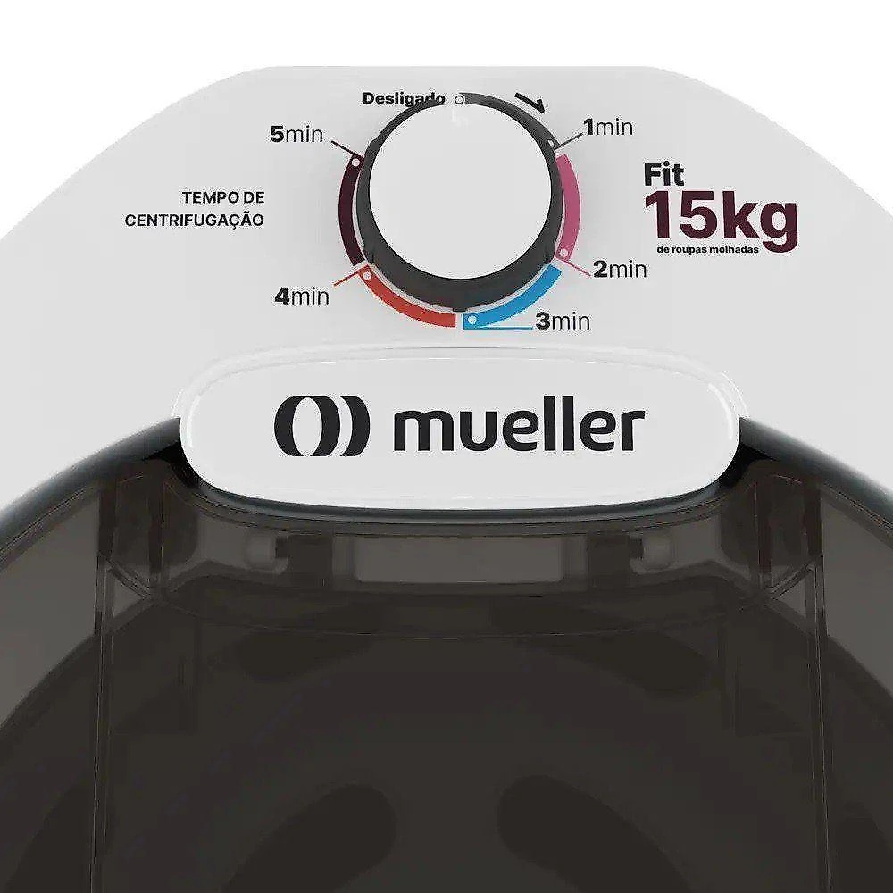 Centrífuga De Roupas Mueller Fit 15kg De Roupa Molhada Branca - 220v 220V