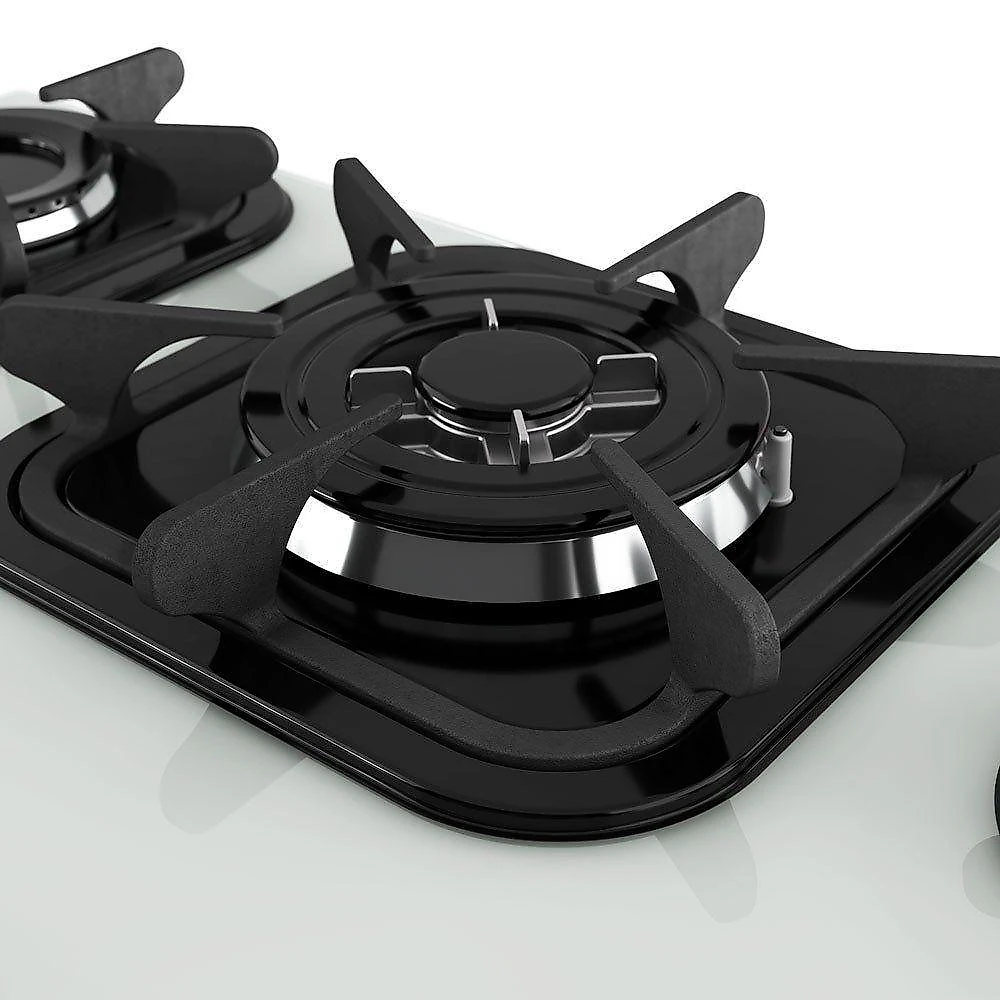 Fogão Cooktop Tripla Chama - 05 Bocas - Mueller Branco Bivolt
