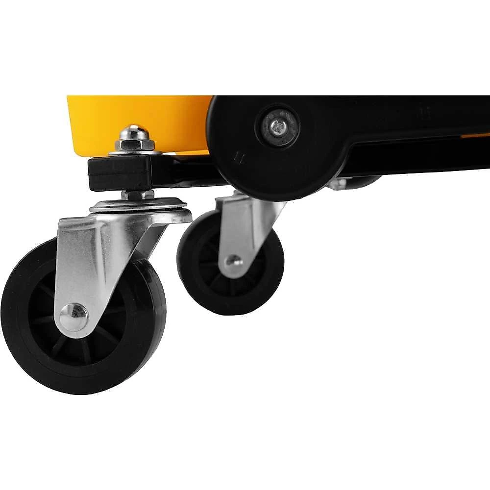 Banqueta plástica para detalhador automotivo e mecânico bdm 360 vonder