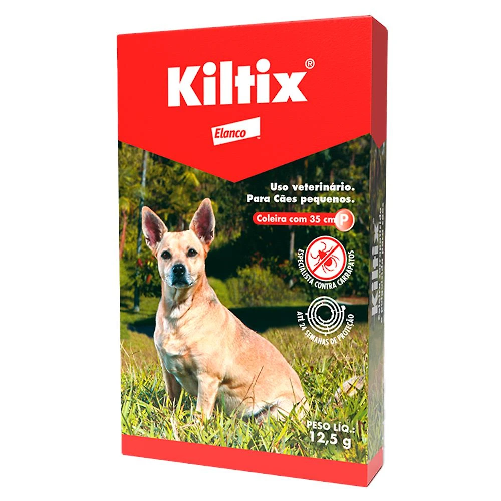 Coleira Bayer Antipulgas e Carrapatos Kiltix - Tam. P