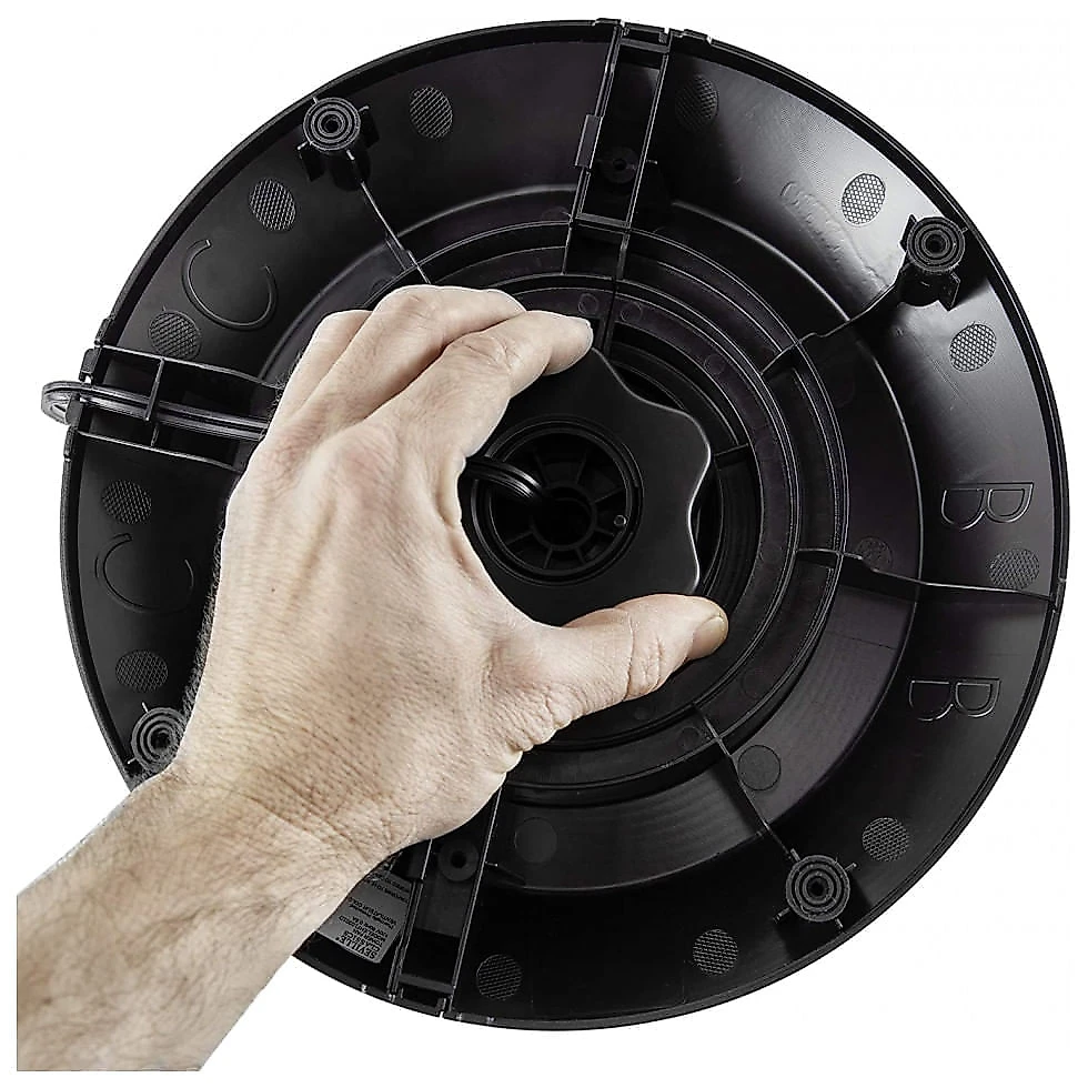 Ventilador de Torre Seville Classics EHF10201D com 5 Velocidades, Controle Remoto e Silencioso, 110V, Preto