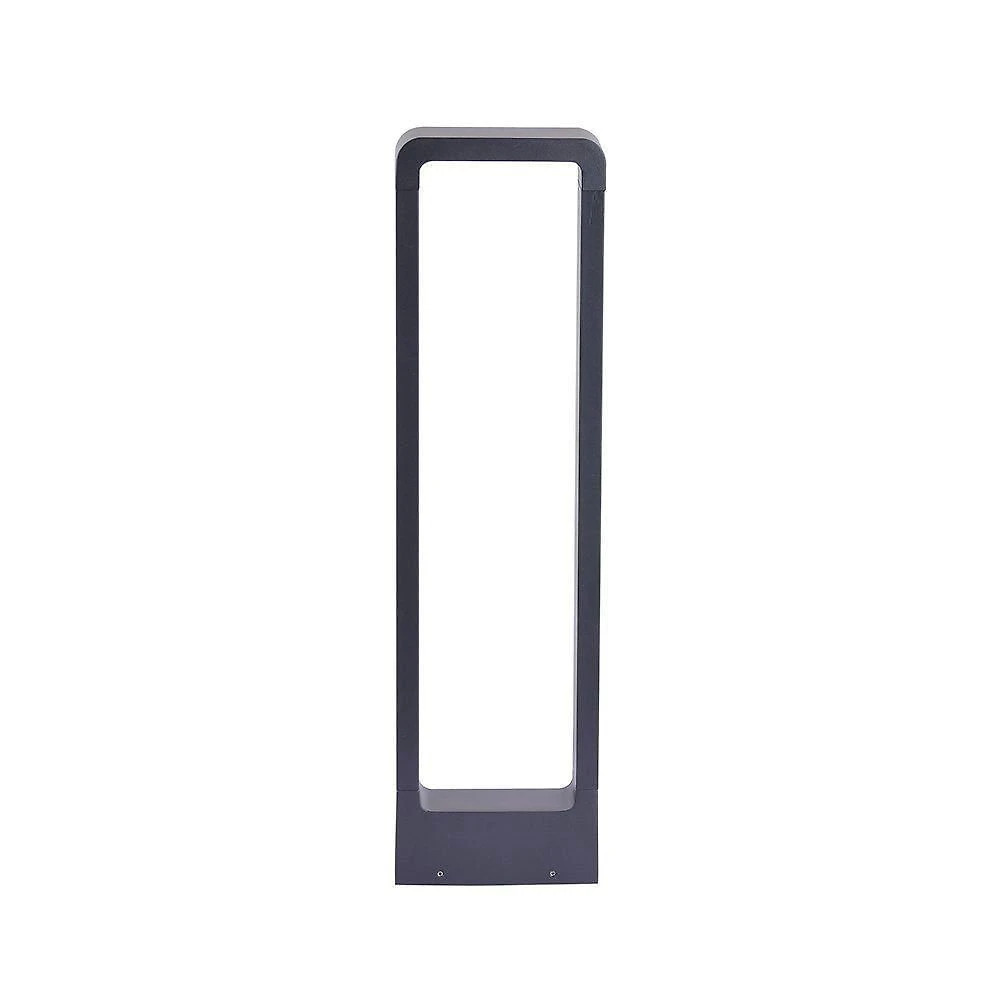 Luminária De Jardim Nordecor Ronu 2686 60cm Led 10w Bivolt Preto 3000k Luz Amarela Preto