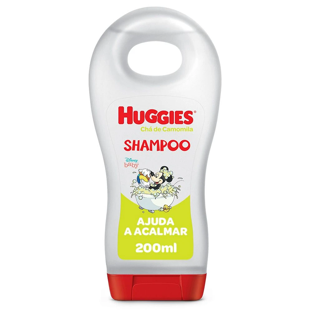 Shampoo Infantil Huggies Chá de Camomila 200ml