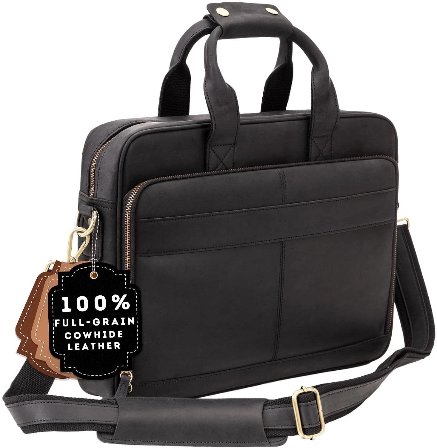 Luxorro SA1 BolsaMaleta de Couro Genuíno Masculina para