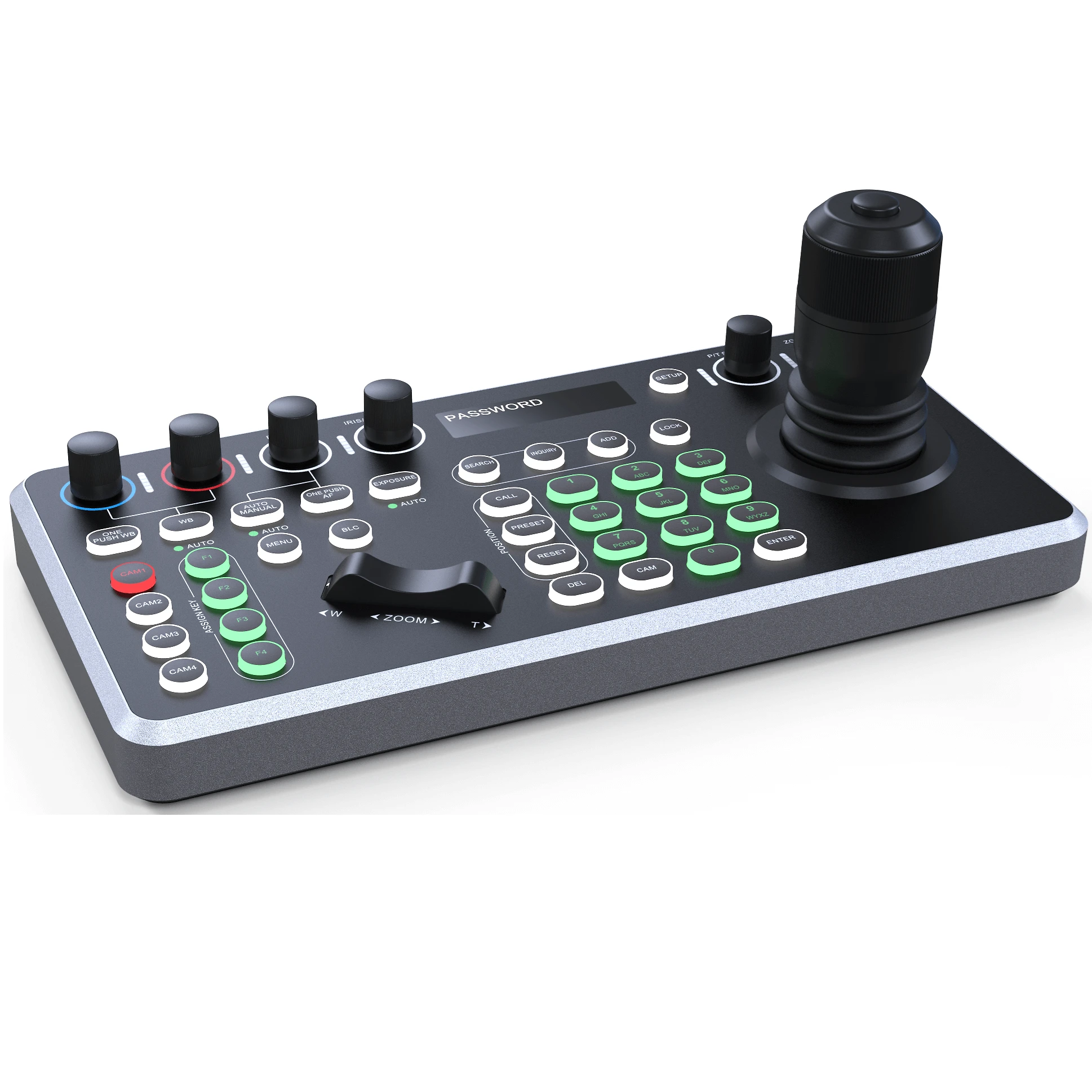 Controladora PTZ AK030 Joystick 4D NDI PoE