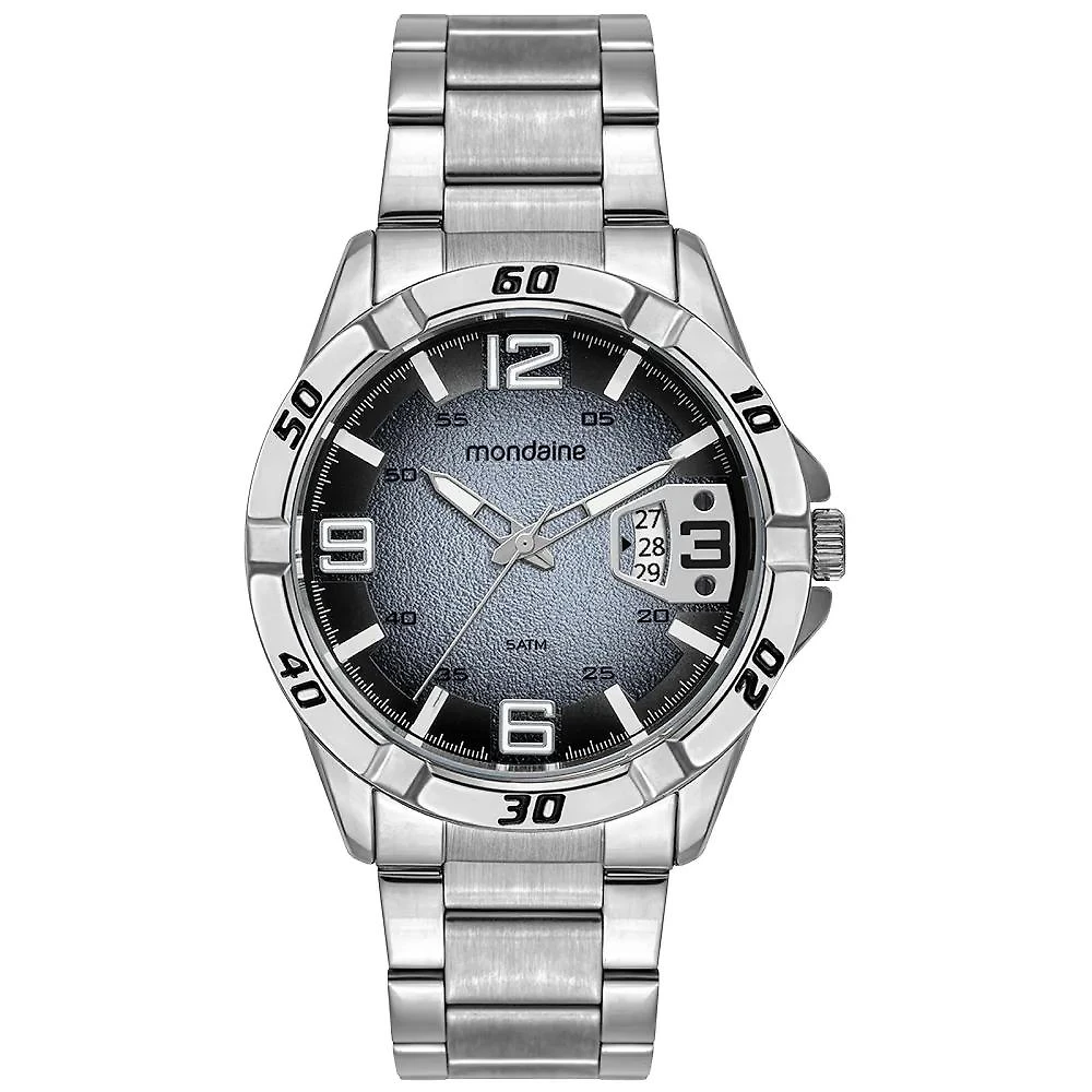 Relógio Mondaine 33029G0MVNE4 Masculino 42mm Aço Inox
