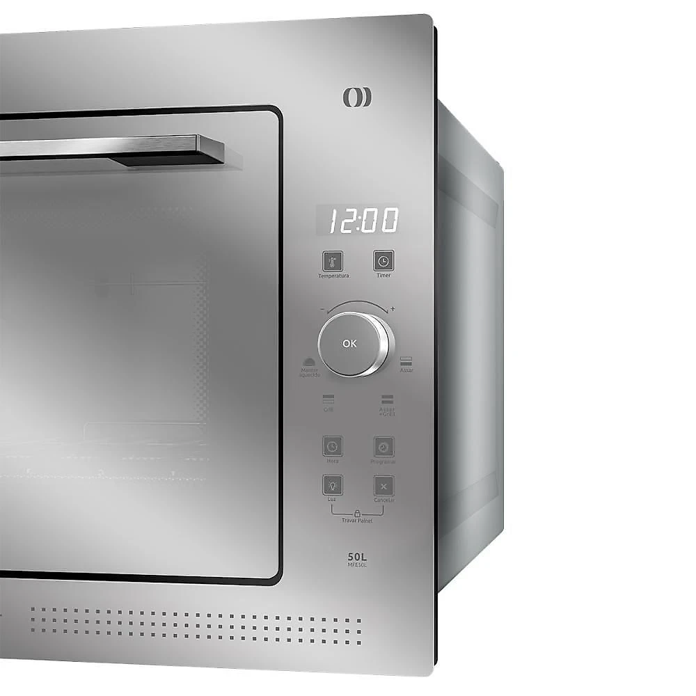 Forno Elétrico De Embutir Digital Mueller 50 Litros Espelhado MFE50L 110V