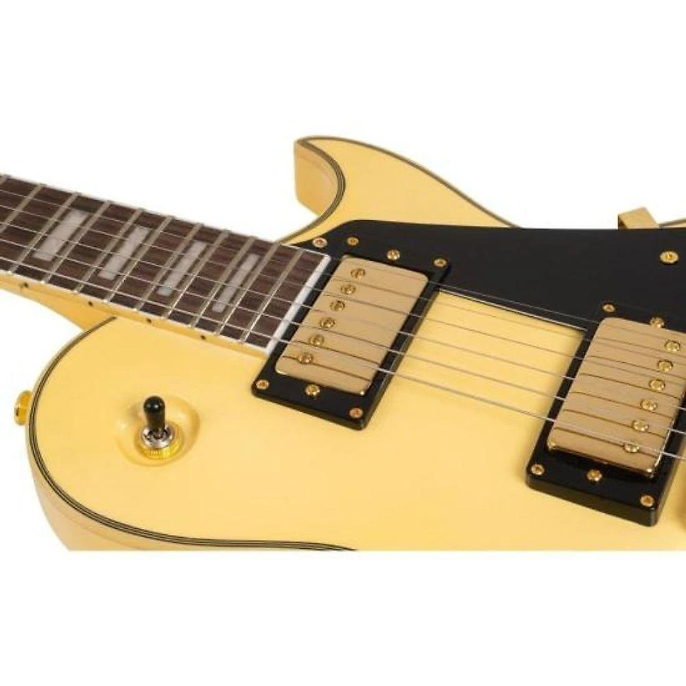 Guitarra Elétrica Pro II PE-350CST com Corpo em Basswood e Captadores Aria Classic Power Aged White