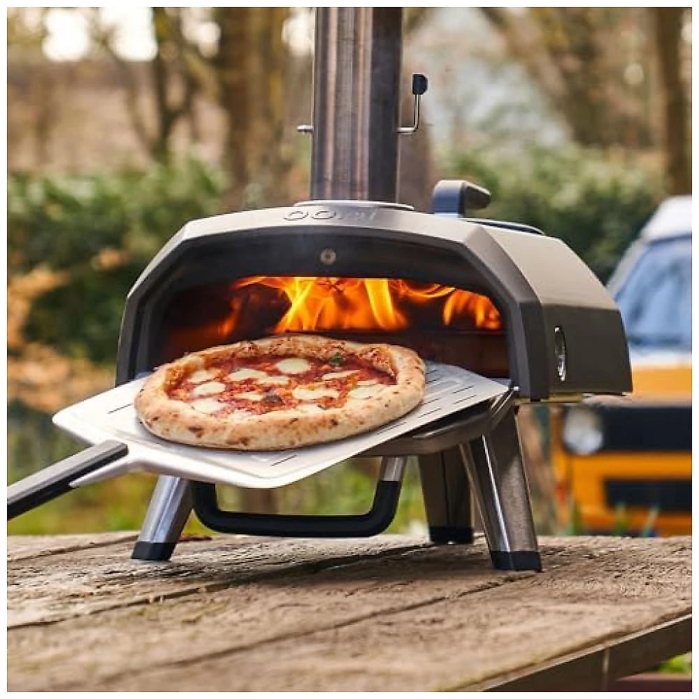 Forno de Pizza Ooni Karu 2 Multicombustível 12" Portátil Pedra Refratária Alta Temperatura 500°C Externo