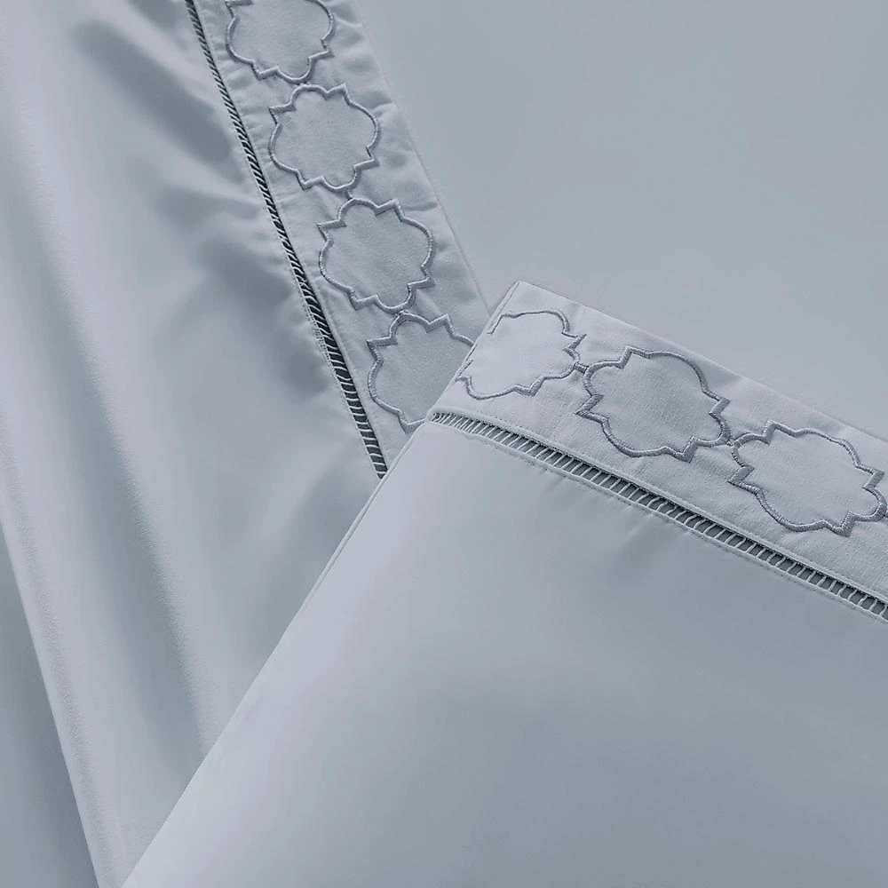 Jogo cama lençol santoro king micropercal 300 fios 4 peças - cinza
