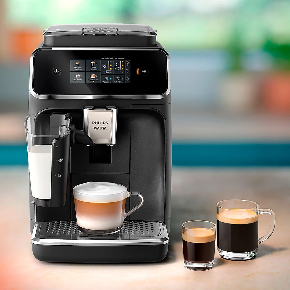 Cafeteira Philips Walita Espresso Superautomática LatteGo Série 2300 Cinza e Preto - EP2330 110