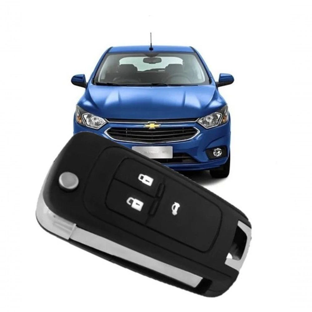 Chave Canivete Carcaça Oca para Ignição Modelo F103 Compatível com Cruze, Onix, Prisma G2, S10 G2