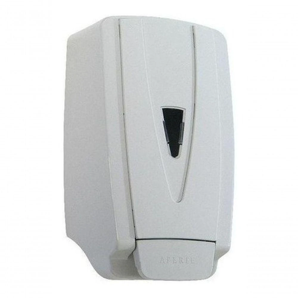 Saboneteira para Refil Unik 800ML V1B JSN em Plástico ABS com Visor Transparente para Parede Branco
