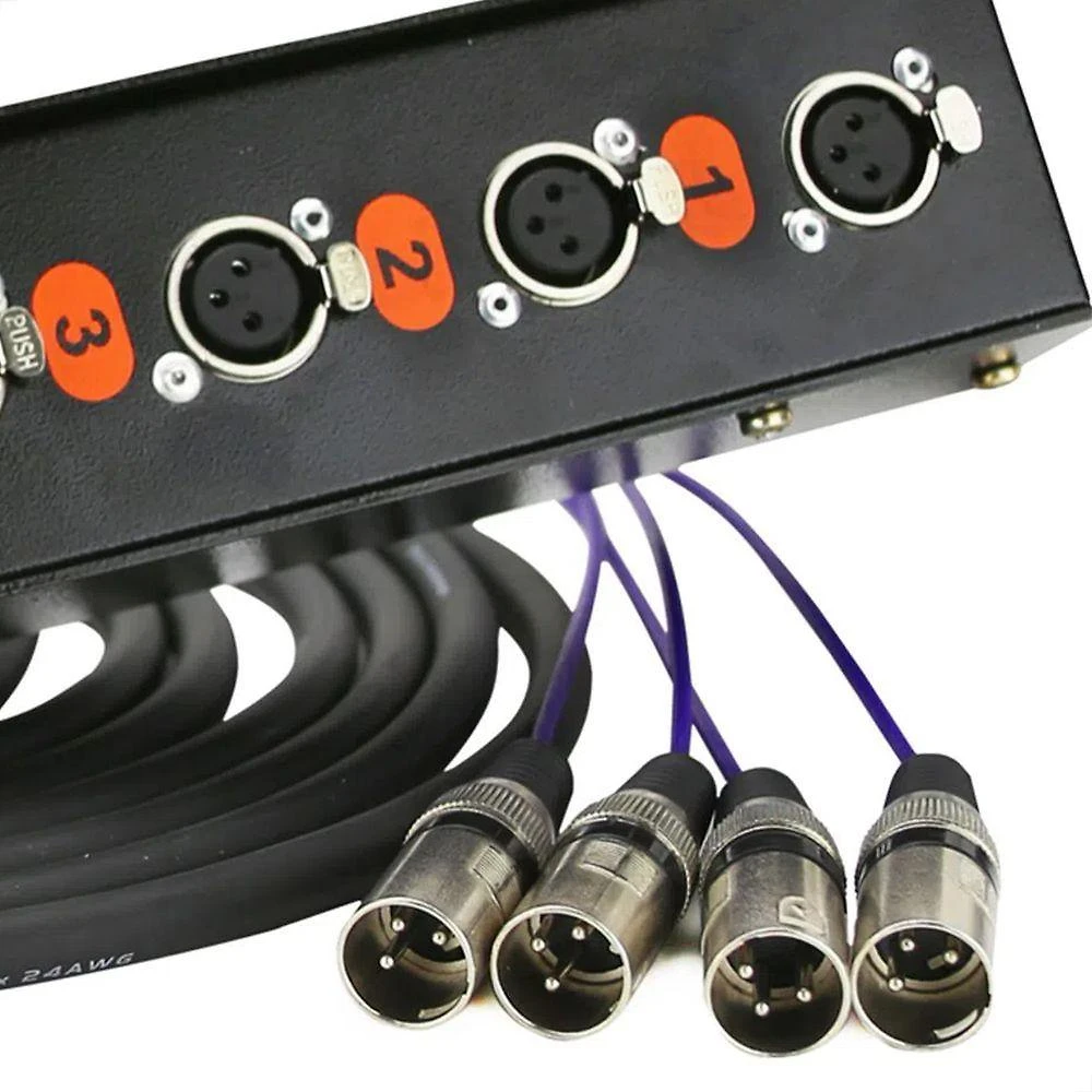 Medusa 4 Vias Montada Com Conectores Cirilo Cabos - 70 Metros