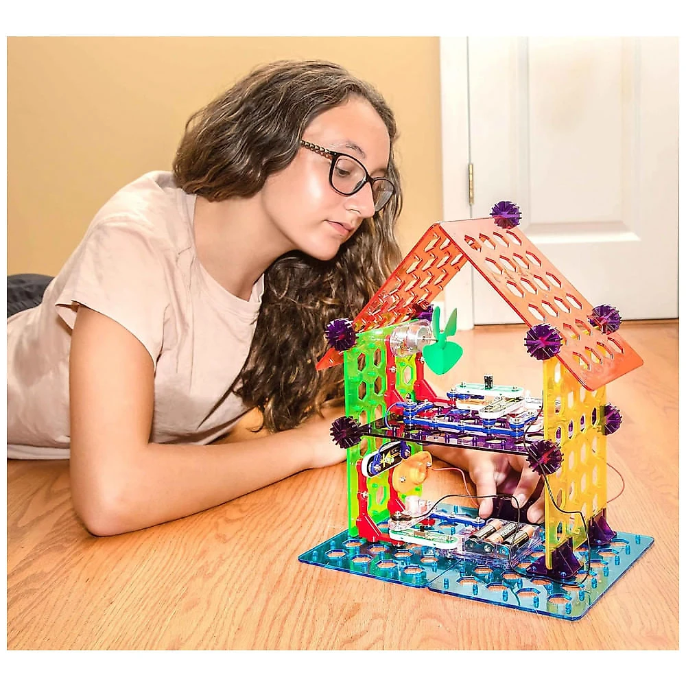 Snap Circuits Elenco My Home – Kit Educacional de Eletrônica para Crianças a Partir de 8 Anos