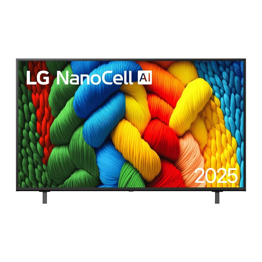 Smart tv 65" 4k lg 65nano80asa nanocell processador a7 ai gen8 webos 25 charcoal black